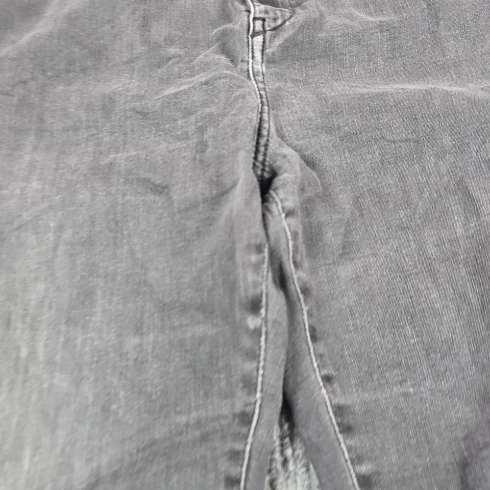 Diesel D-Roisin-High Jeans Mens 31x30 Gray Super-Skinny Charcoal Wash Stretch - Picture 9 of 16